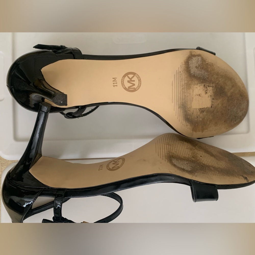 Michael Kors Black Patent Leather Heels - Picture 4 of 6